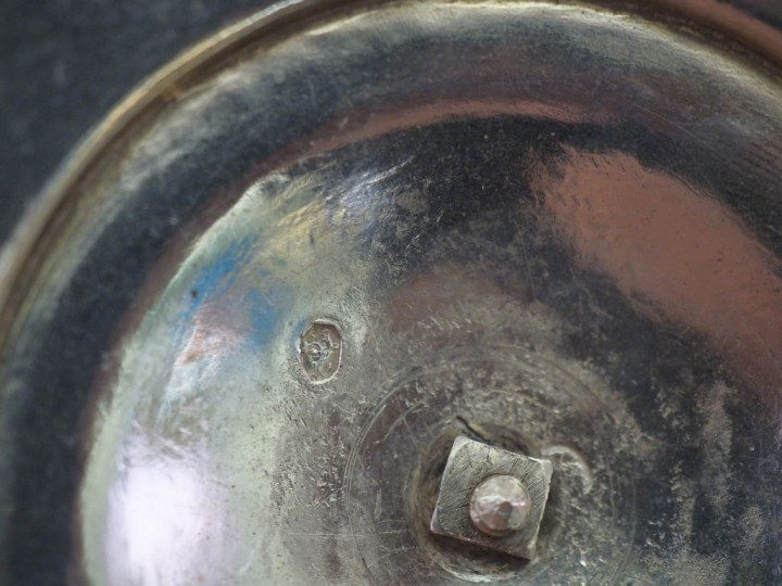 Petite soupière fin XVIIIème - début XIXème en argent 950, poinçon au 
