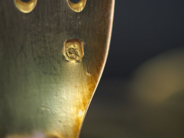 Partie de ménagère de style Louis XV en argent et vermeil 925, poinçon