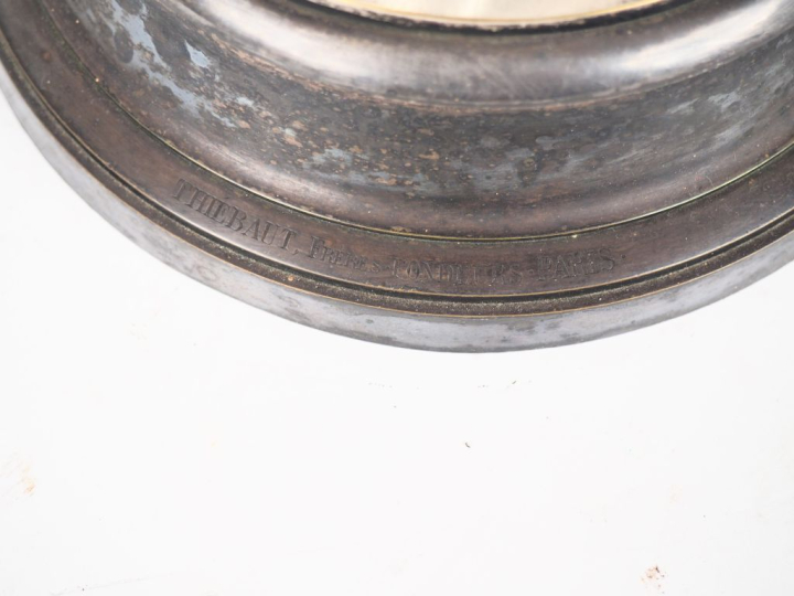 J. ANTOINE IDRAC. "Salammbô" Sculpture en bronze argenté, fonte Thieba