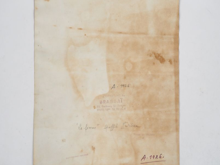 BRASSAÏ (Gyula Halasz, dit) 1899-1984. Graffiti de la série VI : L’Amo