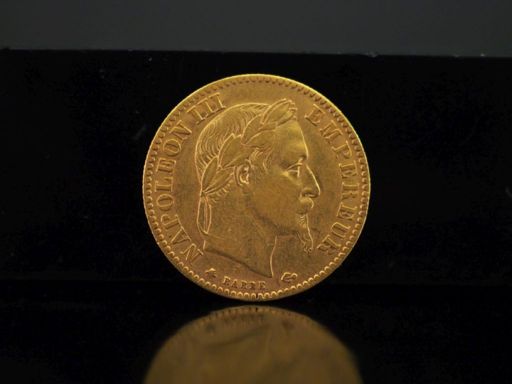 Pièce de 10 Francs or, 1863-A. FRAIS ACHETEURS 10% HT.   
