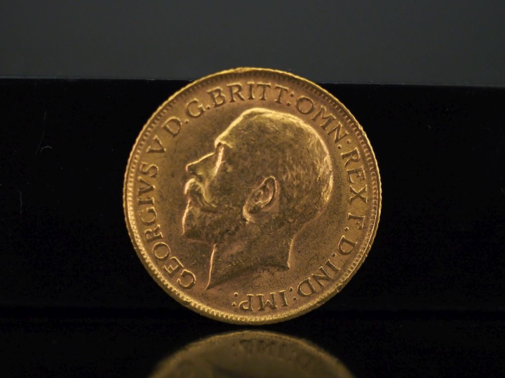 Souverain or, Georges V, 1913. FRAIS ACHETEURS 10% HT.   