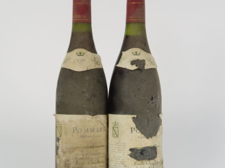 Vente aux enchères 2 BOUTEILLES POMMARD E. CHANDESAIS - 1989 - BS/1 PRÉSUMÉE