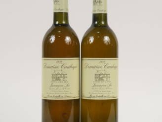 Vente aux enchères 2 BOUTEILLES DOMAINE CAUHAPÉ 'CUVÉE SOUS BOIS' JURANCON SEC - 1988