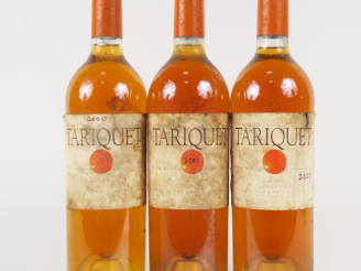 Vente aux enchères 3 BOUTEILLES DOMAINE DU TARIQUET 'DERNIÈRES GRIVES' - 2000 - EA