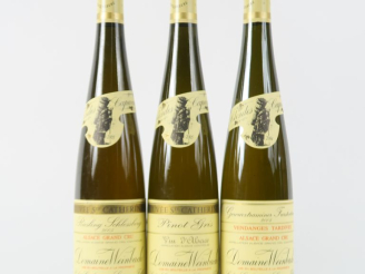 Vente aux enchères 3 BOUTEILLES DOMAINE WEINBACH 'CLOS DES CAPUCINS' : 1 RIESLING SCHLOSS