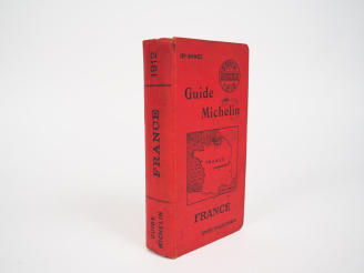 Vente aux enchères MICHELIN.  Guide rouge 1912. (rousseurs).