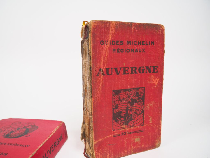 MICHELIN. Lot de cinq guides régionaux Alpes, Auvergne et Pyrénées. (a