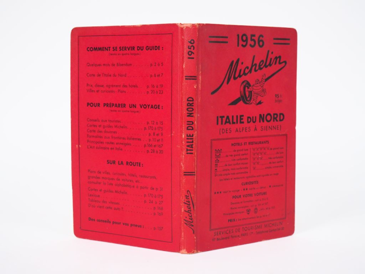 MICHELIN. Guide rouge "Italie du Nord" (1956).