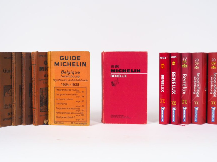 MICHELIN. Guides Bénélux 1921, 1922 ( x 2 ), 1924, 1929, 1934-1935, 19