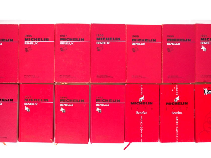 MICHELIN. Collection complète de guides Bénélux, édition française, de