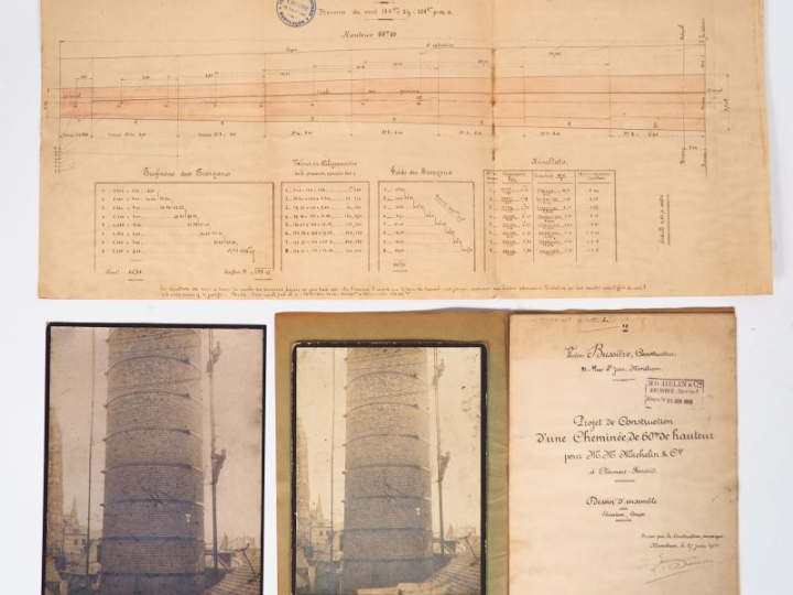 MICHELIN. Projet de construction d'une cheminée de 60 mètres de hauteu
