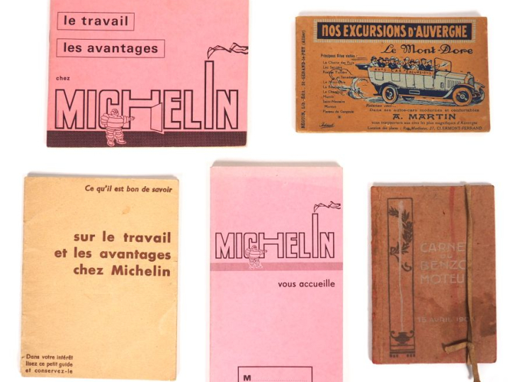 MICHELIN. Lot de treize livrets ou fascicules sur le travail au sein d