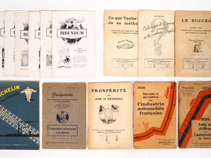 MICHELIN Lot de quinze livrets ou fascicules : -  Six Bibendum ( sept 