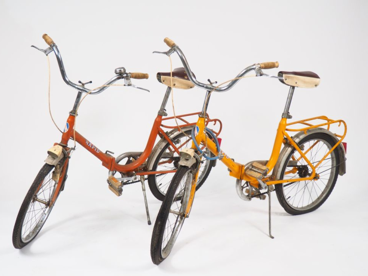 Lot de deux vélos pliants RAPID.