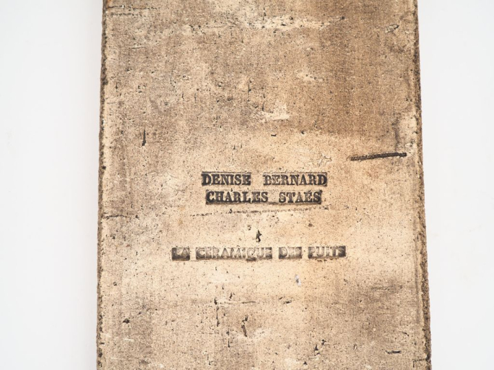 Denise BERNARD Charles STAES. La céramique des puits Circa 1970  Céram