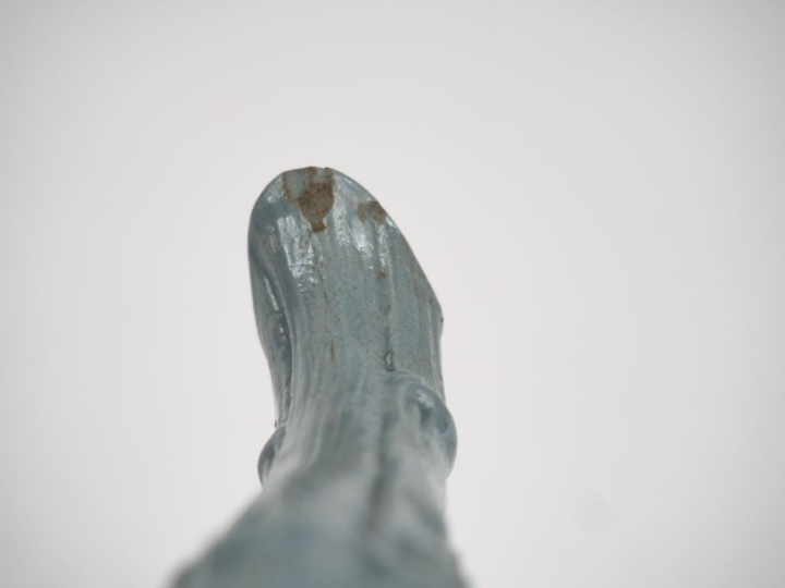 Théière 1900 en céramique de Wegwood de couleur céladon à décor de pia