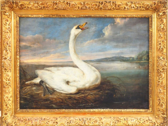 Vente aux enchères Ecole Flamande vers 1630, entourage de Paul de Vos "Cygne" Toile Haute