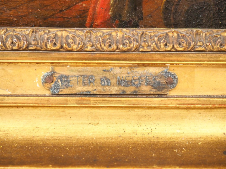 Ecole Française du XVIIIè, entourage de Demachy "Un intérieur de cuisi