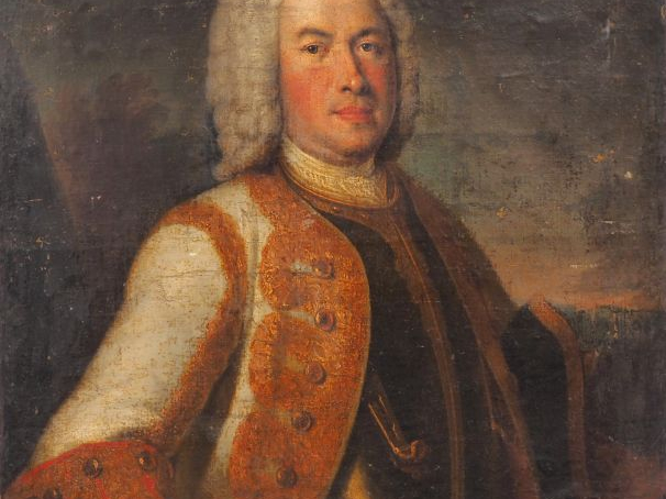 Ecole Française XVIIIème.  "portrait de militaire" Huile sur toile Dim