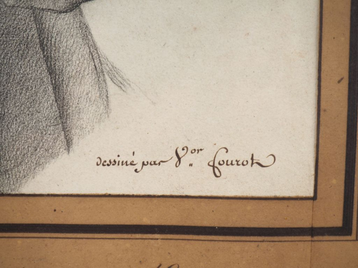 Ecole Française XIXème d'après un tableau de Giraudet Trioson.  "comba