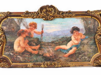 Vente aux enchères Alexandre Charles MASSON ( école Française vers 1900) "Allégorie de l'