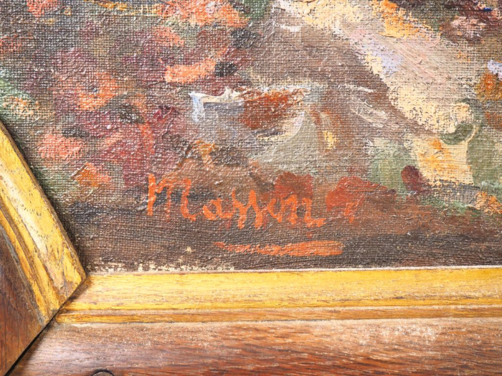 Alexandre Charles MASSON ( école Française vers 1900) "Allégorie de l'