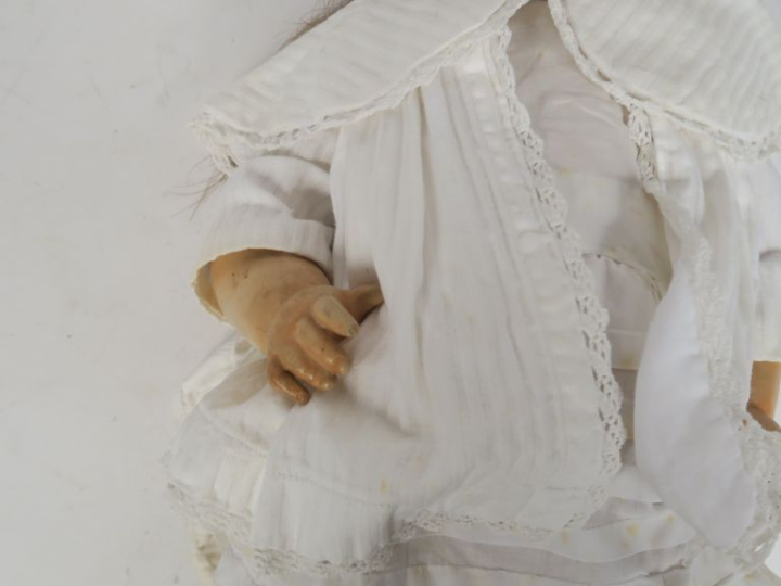 Bébé de caractère Simon et Halbig yeux riboulants bleus, bouche ouvert