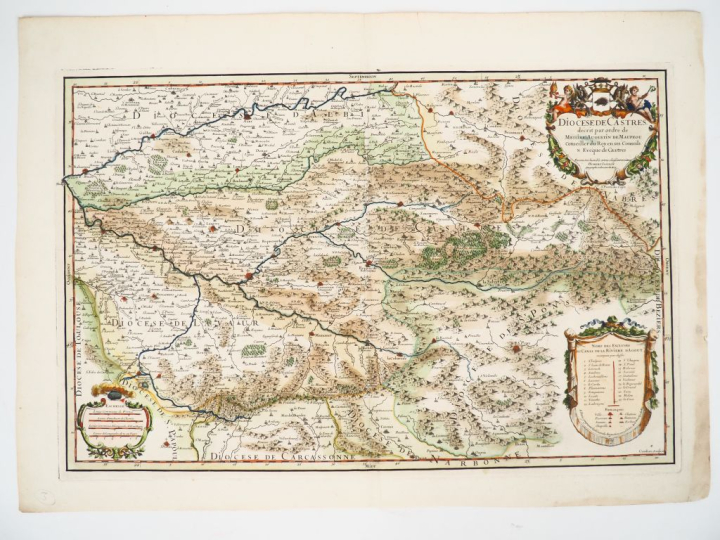[CASTRES]. JAILLOT (H.). DIOCÈSE DE CASTRES décrit par ordre de Messir