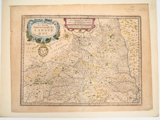 Vente aux enchères [LANGUEDOC]. JANSSON (J.). LA PARTIE MÉRIDIONALE DU LANGUEDOC [et] LA 