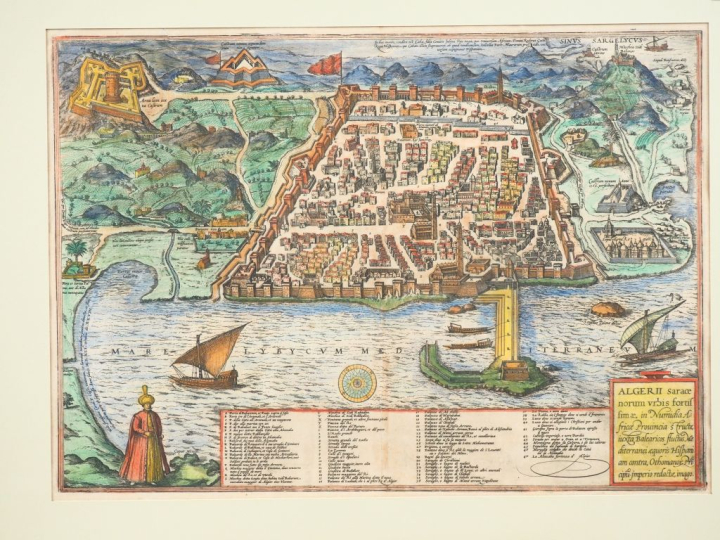 [ALGÉRIE]. BRAUN (Georg) [1541-1622]. ALGERII SARACE NORUM URBIS FORTI