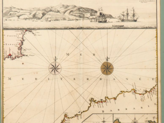 Vente aux enchères [ALGÉRIE]. LETH (Hendrik de). DE STAD ALGIERS. Amsterdam, [c. 1725]. C