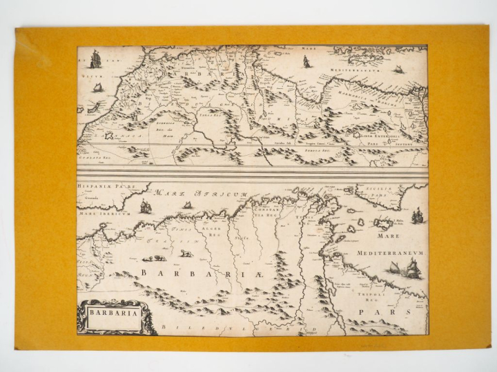 [ALGÉRIE]. SANSON (N.). PARTIE DE LA BARBARIE, où est le Royaume d’Alg
