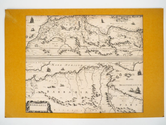 Vente aux enchères [ALGÉRIE]. SANSON (N.). PARTIE DE LA BARBARIE, où est le Royaume d’Alg