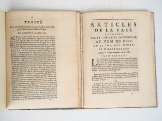 Vente aux enchères [ALGÉRIE]. TRAITÉ entre Monsieur de Guise au nom du Roi,   les Députés