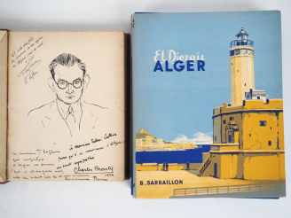 Vente aux enchères [ALGÉRIE]. SARRAILLON (B.). EL-DJEZAÏR ALGER. [Alger, édité par l’arti