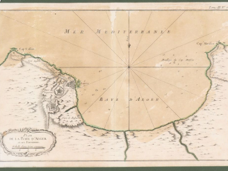 Vente aux enchères PLAN DE LA BAYE D’ALGER et ses environs. [Bellin, 1754]. Un feuillet (