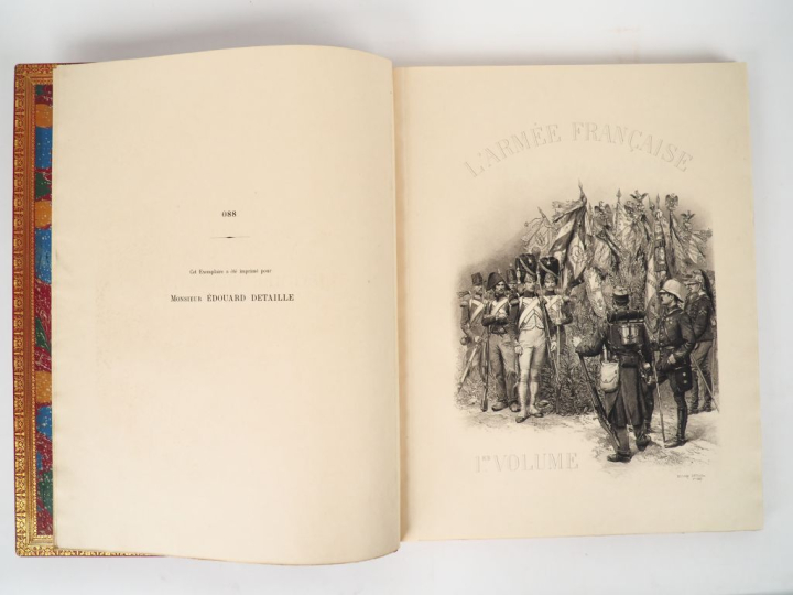 [UNIFORMOLOGIE]. DETAILLE (Éd.). L’ARMÉE FRANÇAISE. Texte par Jules Ri