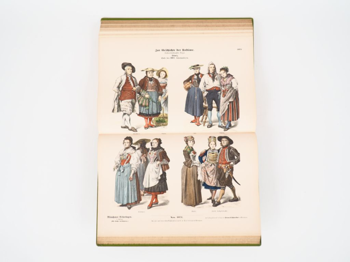 [COSTUME]. DIEZ (W.) – FRÖHLICH (C.) – HÄBERLIN (C.), [etc.]. ZUR GESC