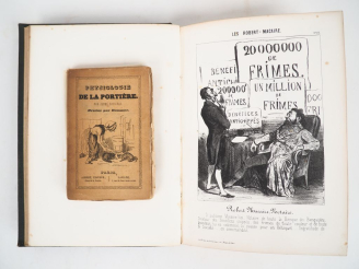Vente aux enchères [DAUMIER]. DAUMIER (H.). LES CENT ROBERT MACAIRE. P., Au Bureau du Jou