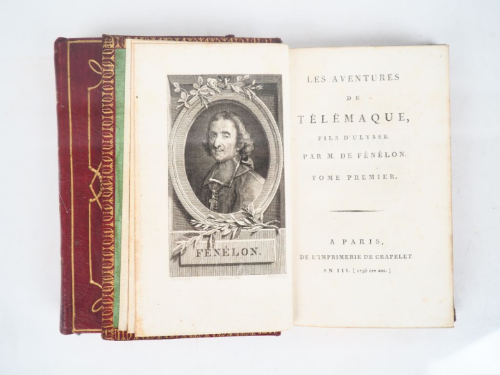 FÉNELON. LES AVENTURES DE TÉLÉMAQUE, fils d’Ulysse. P., Crapelet, 1795