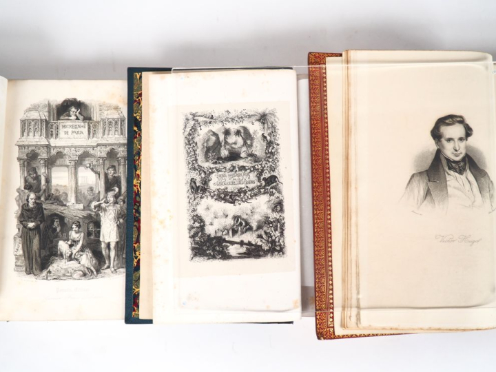 HUGO (V.). NOTRE-DAME DE PARIS. P., Perrotin, 1844. Grand in-8 ½ chevr