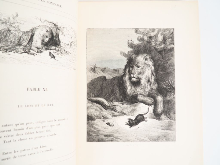 LA FONTAINE (J. de). FABLES DE LA FONTAINE. Paris, Hachette, 1868. In-