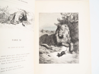 Vente aux enchères LA FONTAINE (J. de). FABLES DE LA FONTAINE. Paris, Hachette, 1868. In-
