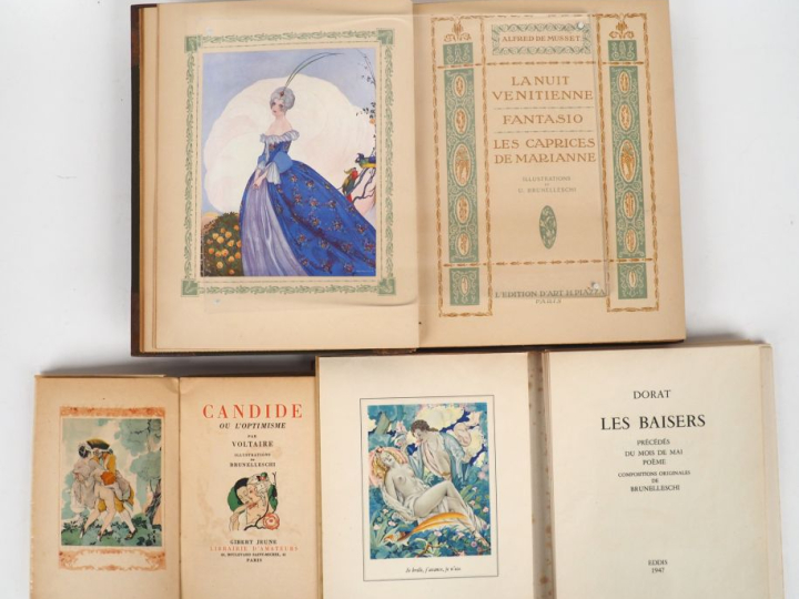 [BRUNELLESCHI]. MUSSET (A. de). LA NUIT VÉNITIENNE – FANTASIO – LES CA