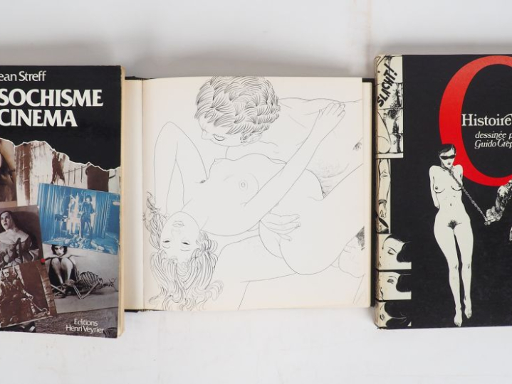 CREPAX (G.). HISTOIRE D’O. P., Livre-Essor, 1975. Grand in-4 reliure é