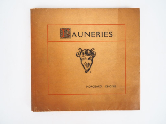 Vente aux enchères FAUNERIES (Morceaux choisis). S.l.n.e. [vers 1925]. In-12 broché à l’i