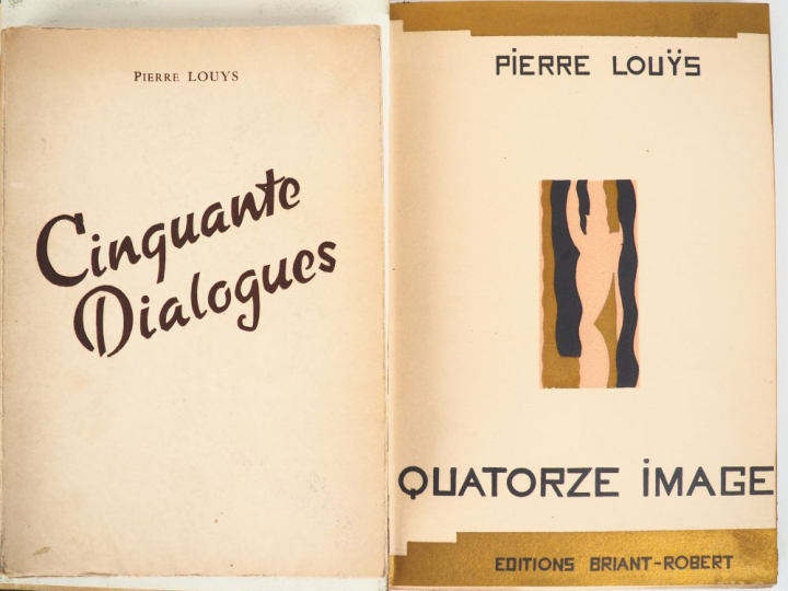 LOUŸS (P.). QUATORZE IMAGES. Proses inédites. P., Éditions Briant-Robe