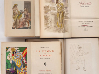 Vente aux enchères LOUŸS (P.). LA FEMME ET LE PANTIN. P., Cyral, 1930. In-8 broché. ÉDITI