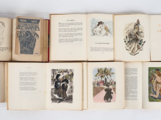 Vente aux enchères LOUŸS (P.). ŒUVRES CHOISIES. P., Albin Michel, 1948. 5 vol. in-4 broch